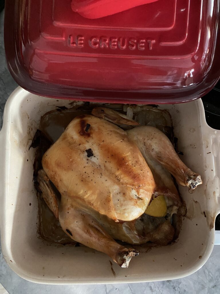 le creuset roast chicken