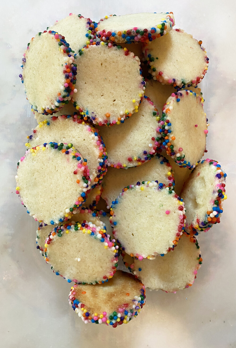 rainbow sprinkle cookies everyday parisian