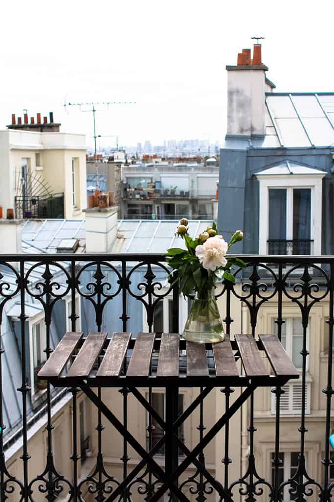 Montmartre Paris balcony