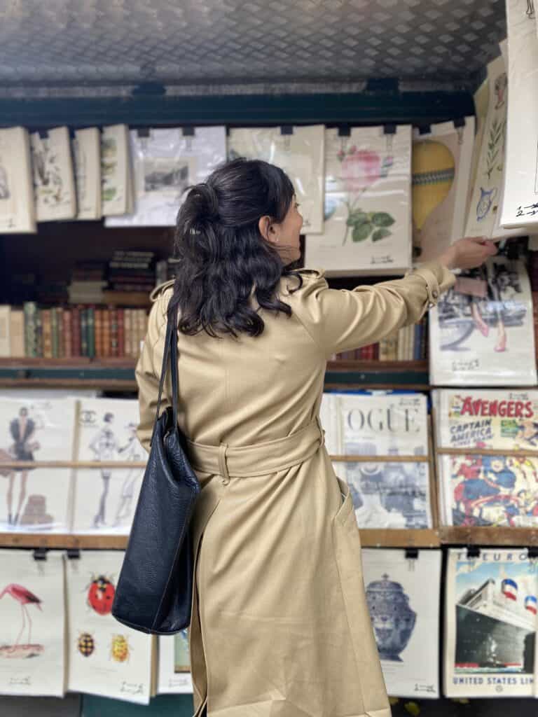 shopping for souvenirs in Paris