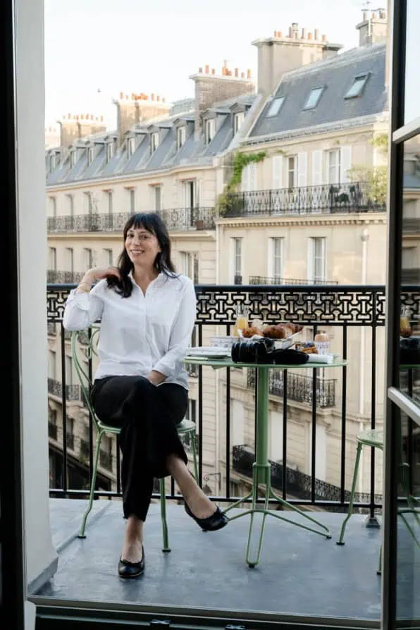 white button up Paris Sézane