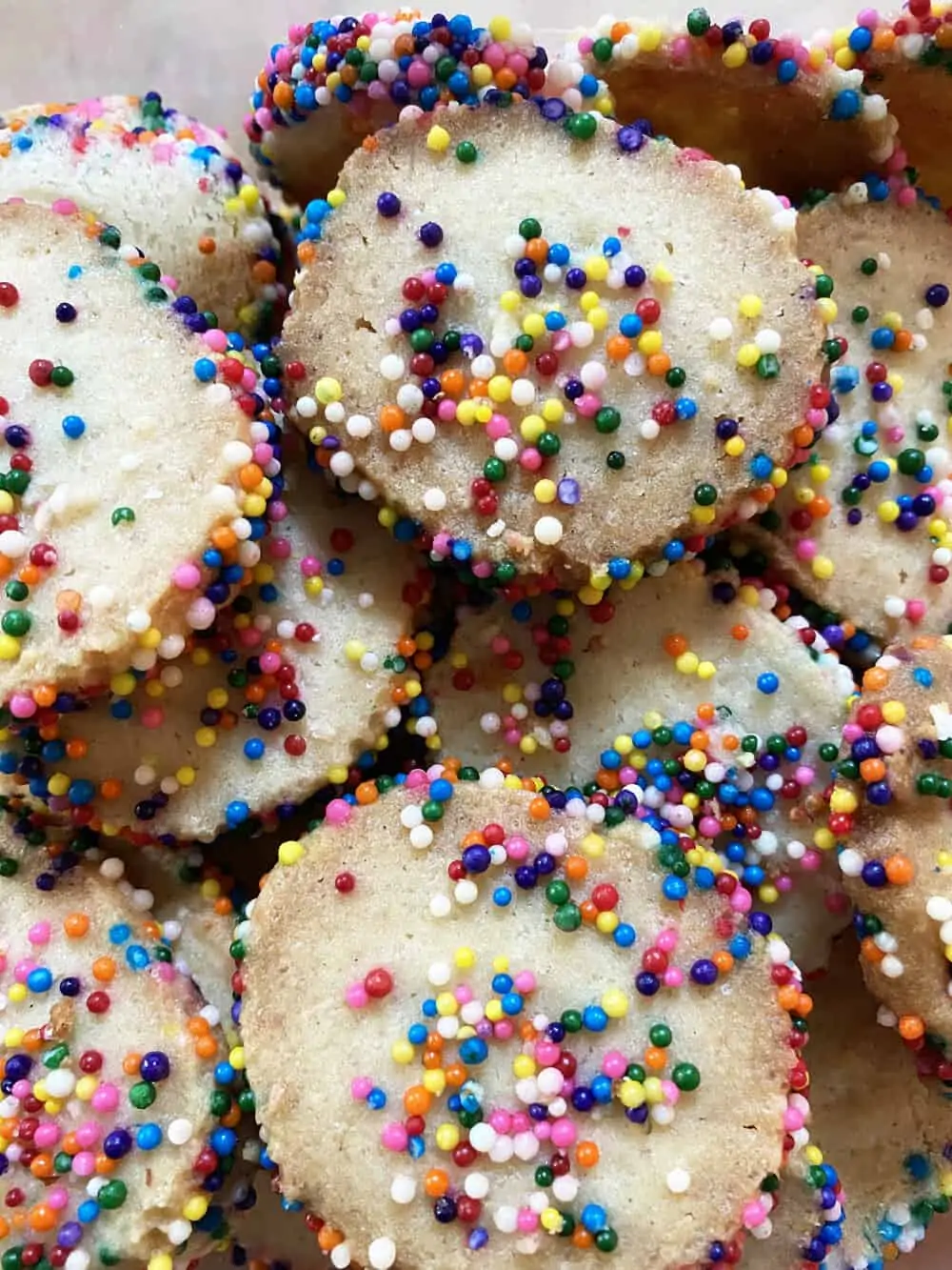 rainbow sprinkle cookies everyday parisian