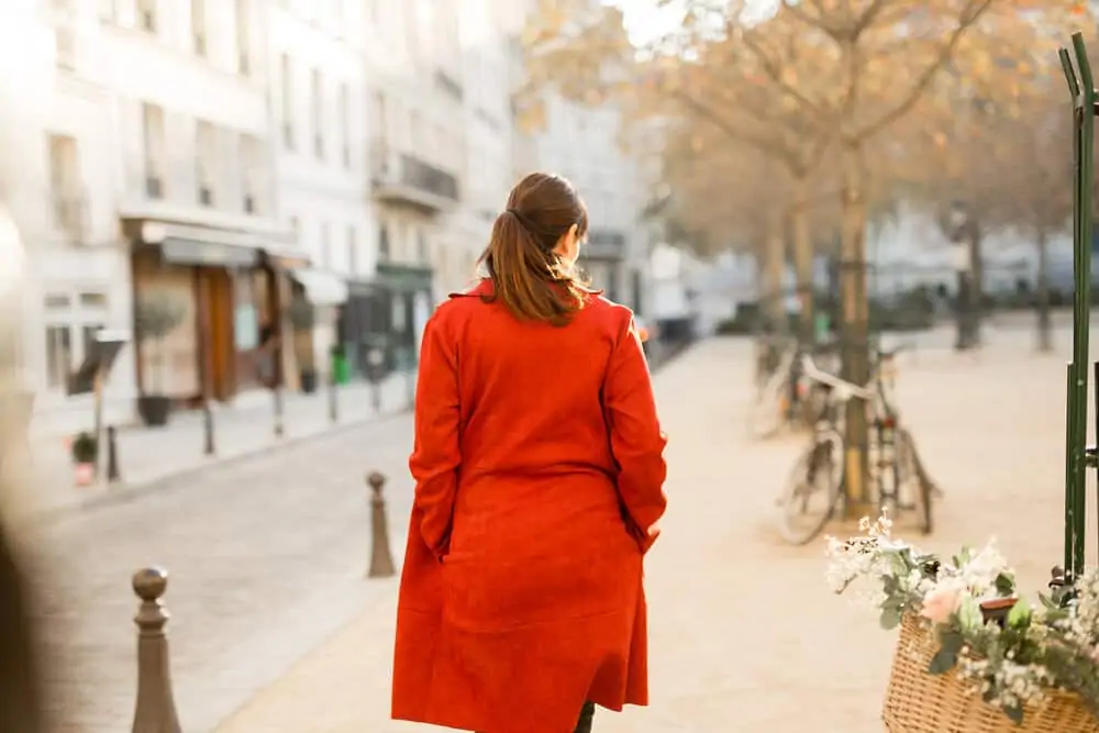 red coat paris france image by katie donnelly of rebecca plotnick everyday parisian