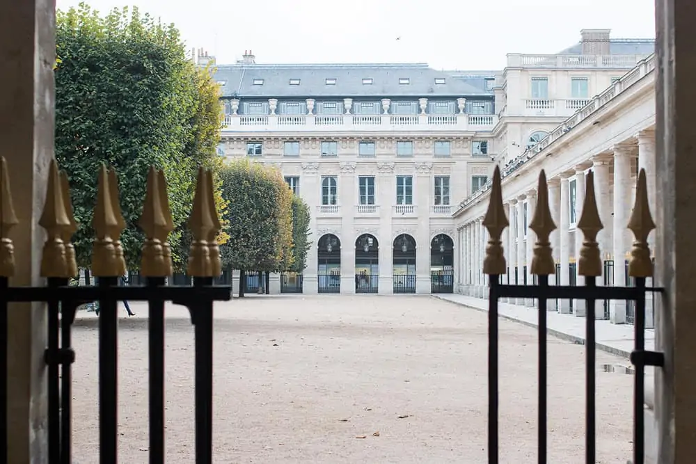 palais royal in the fall everyday parisian