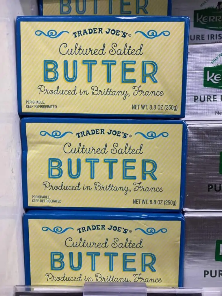 stack of cultured salted butter stack of cultured salted butter