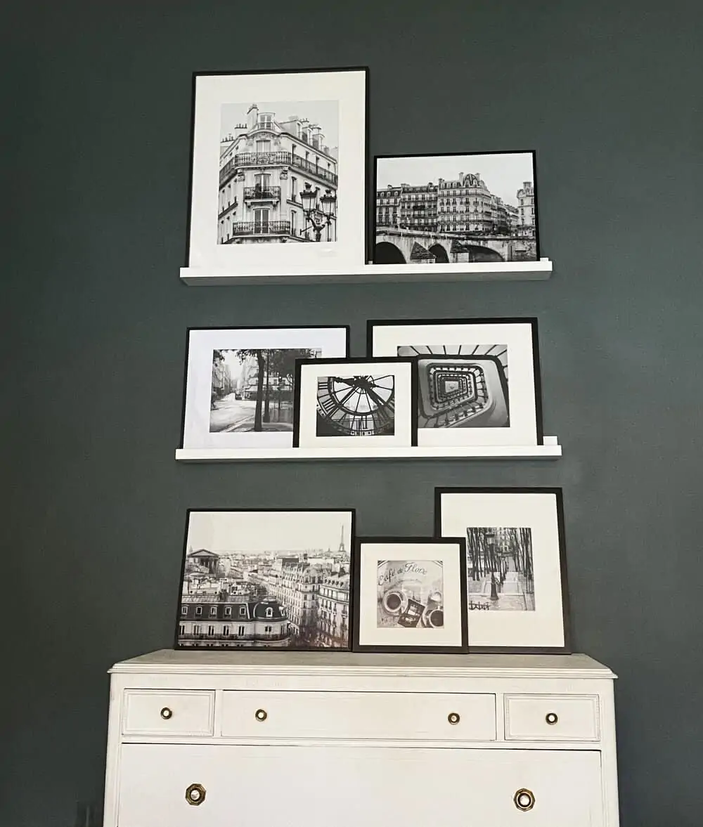 Black and White Paris Gallery Wall