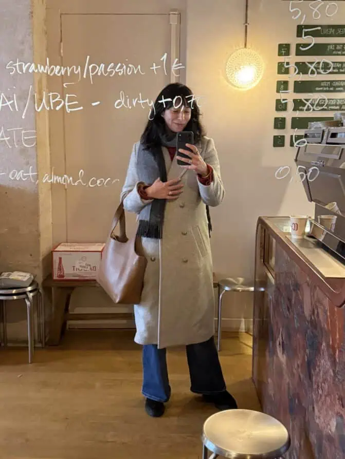 the coat I packed for Paris in January