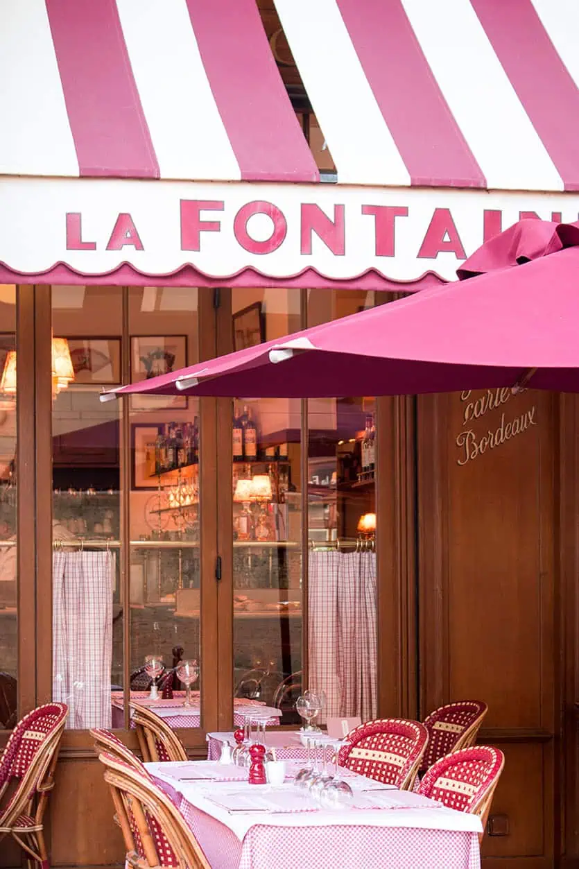 la fontaine de mars everyday parisian
best bistros in Paris