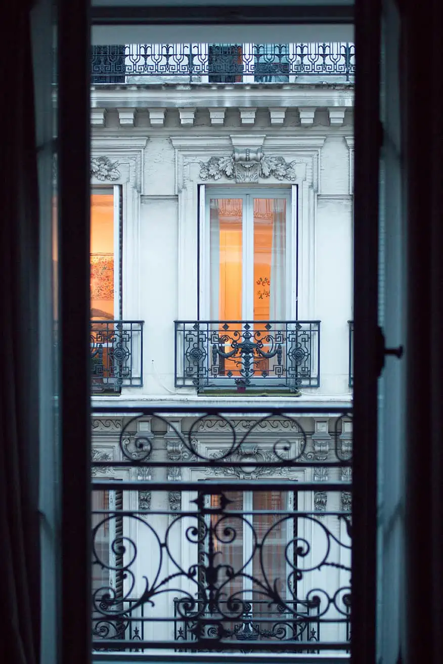 Parisian winter view