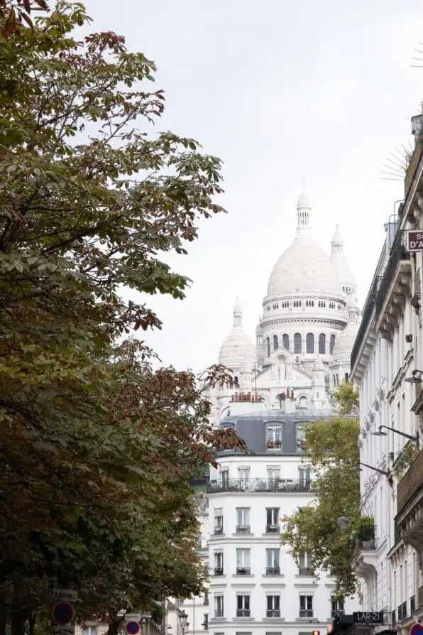 montmartre in the fall