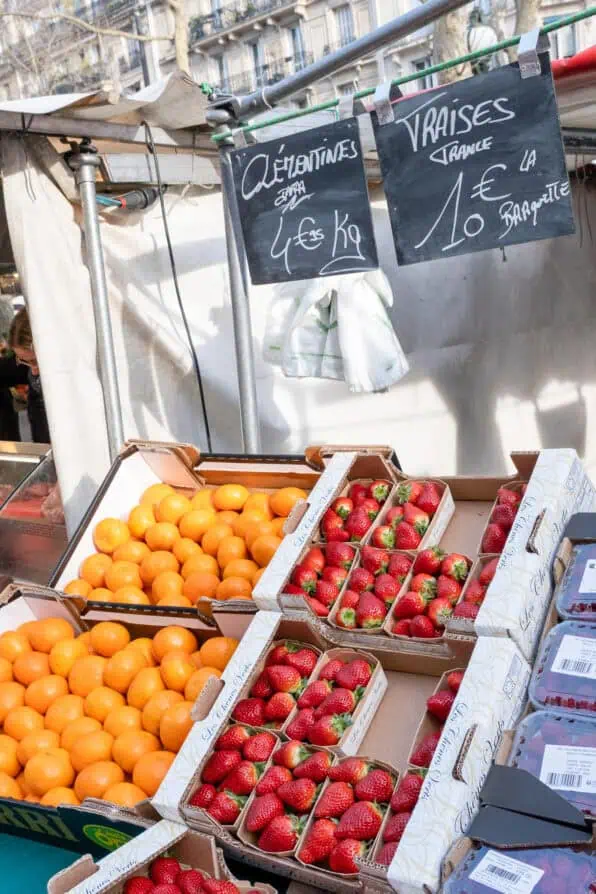 Visit a market in Paris