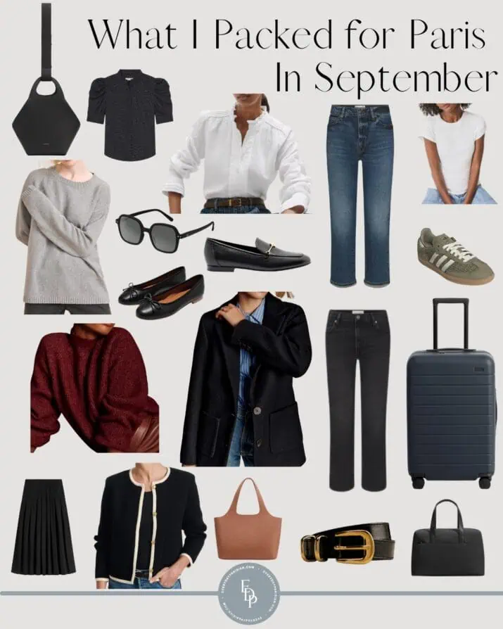 What I packed for Paris in September