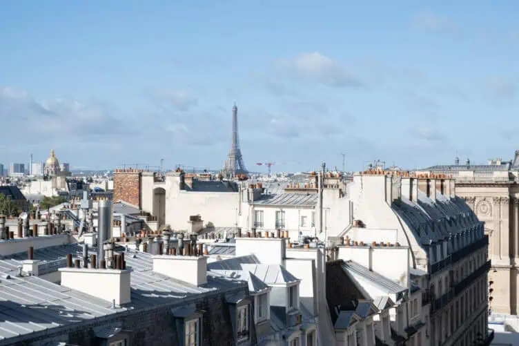 Eiffel Tower hotel Paris views