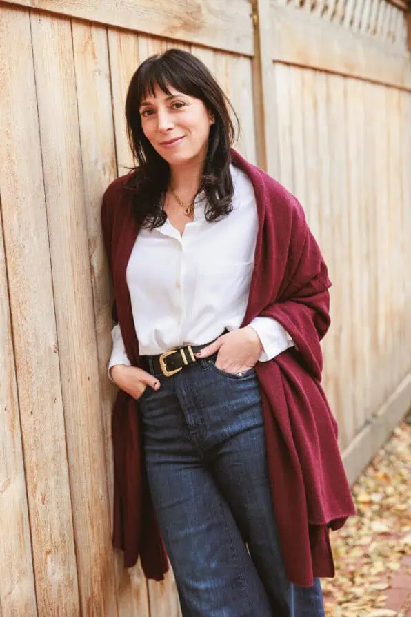 white and warren scarf